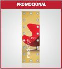 1 Banner em lona - Tamanho 30x90 - Ilhós