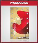 1 Banner em lona - Tamanho 70x120 - Ilhós